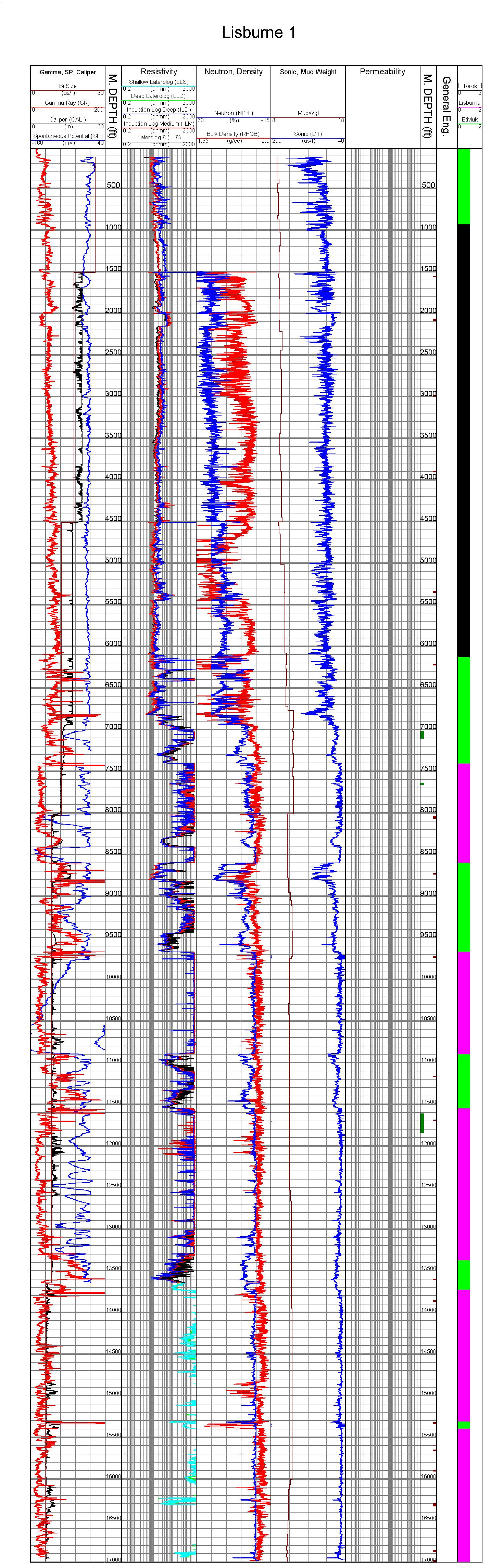 Wireline log composite example (public domain, USGS)
